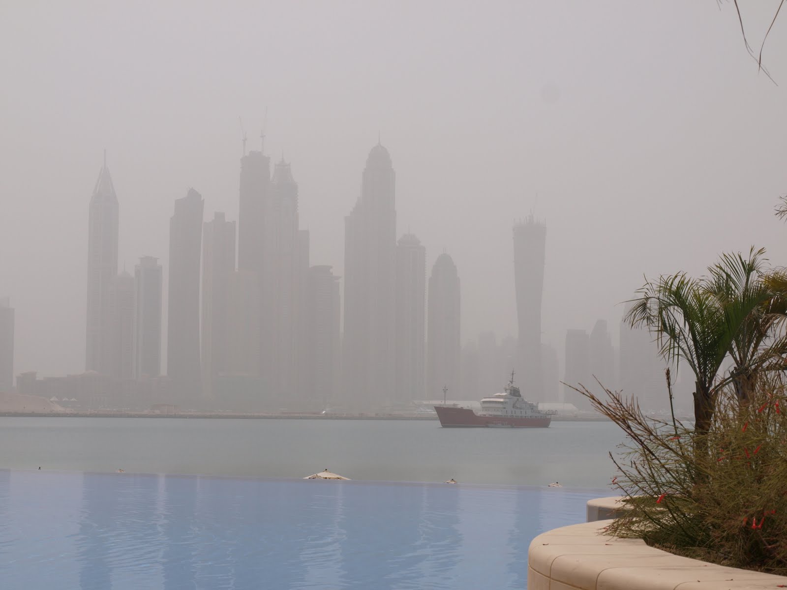 Dubai Marina Skyline ;)))) widok z Palmy